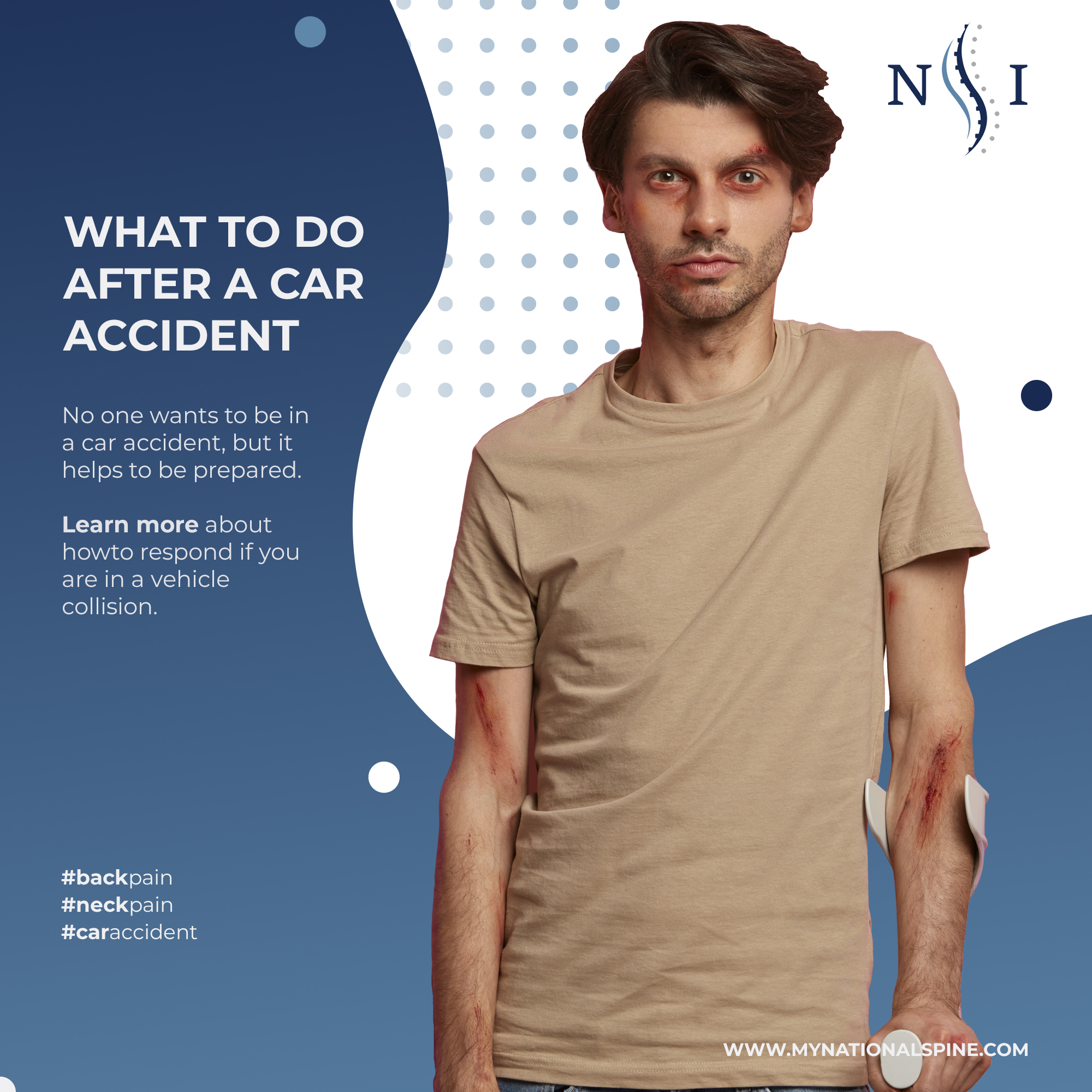 What To Do After A Car Accident National Spine Institute We Love Backs